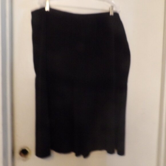 NWT Ming Wang Black Swing Skirt Sz 3X - Picture 6 of 6